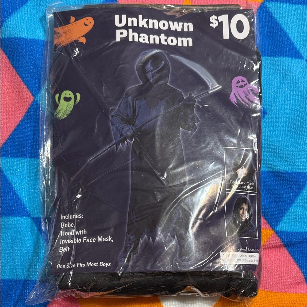 Unknown Phantom Costume with Robe and Mask